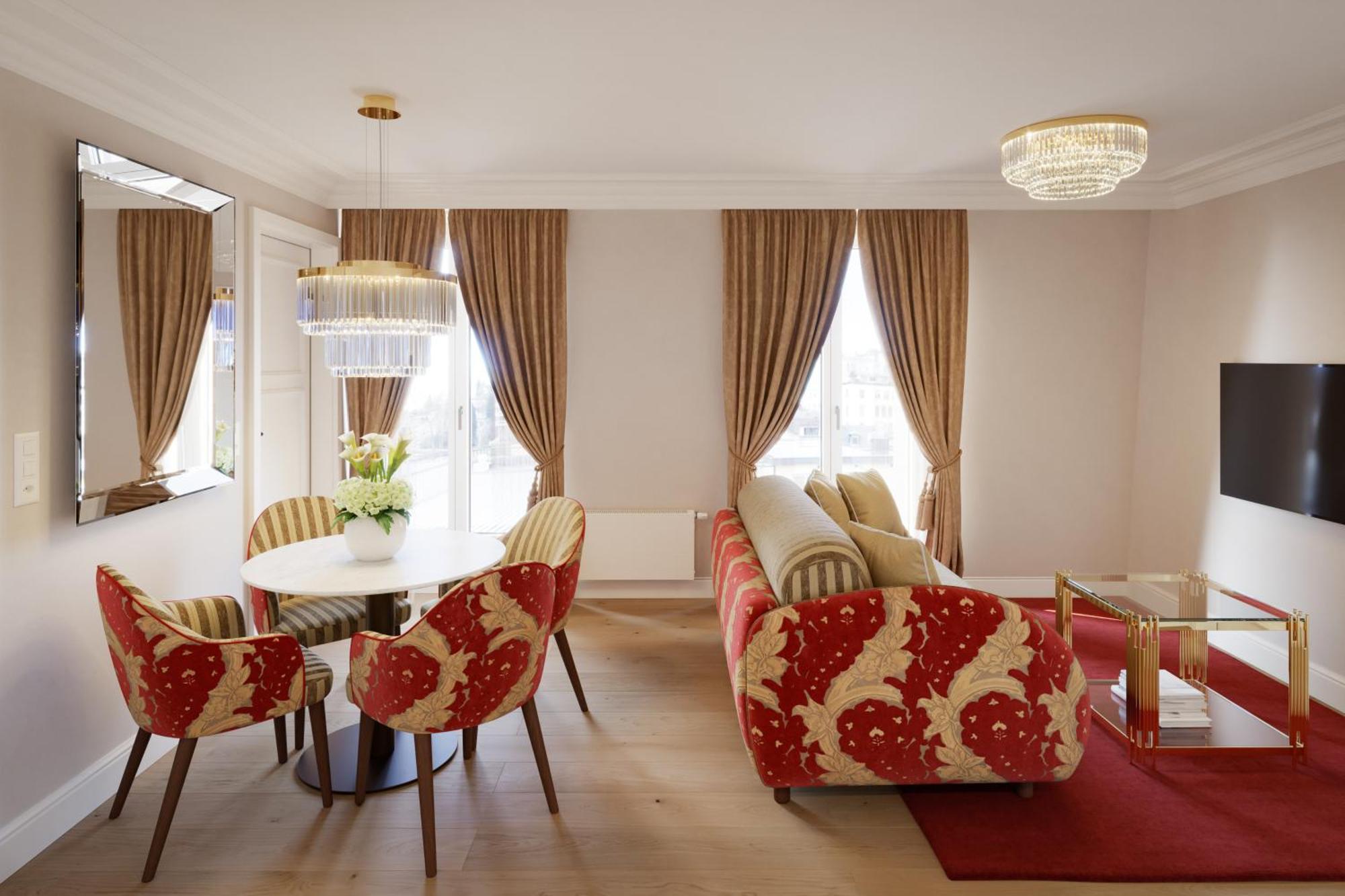 Design Apartment mit 1 Schlafzimmer